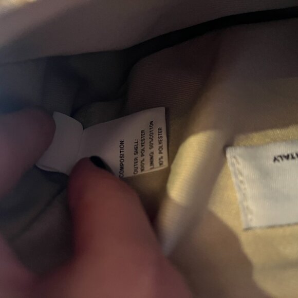 Multi Colored Fabric Crossbody Purse with Gold Link Chain Strap Kassiopea - Picture 9 of 9